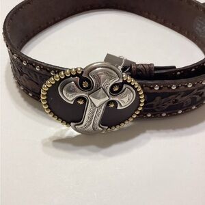 Brighton NWT Women’s Western Leather Belt Size 30’